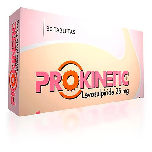 Prokinetic 25 mg caja 30 tabletas - Precio indicado por tableta
