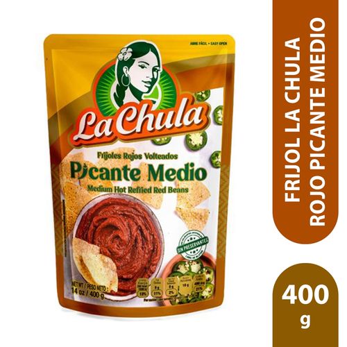 Frijol La Chula Rojo Picante Medio - 400 g