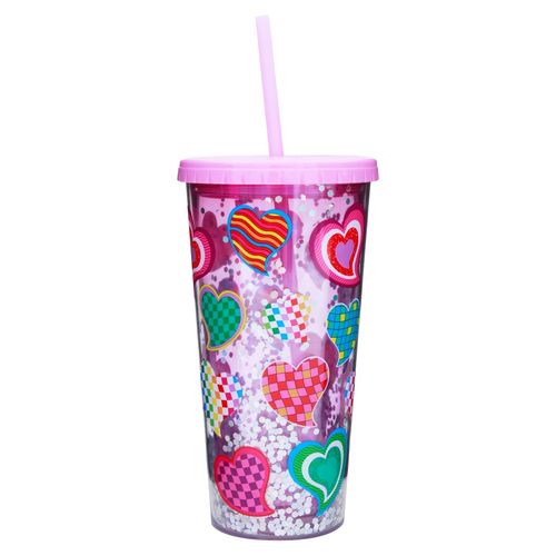 Vaso Acrilico C Tapa Y Pajilla 24onz Sv