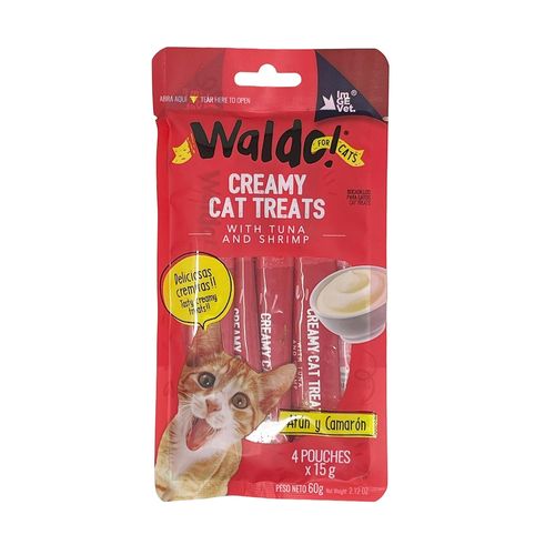 Creamy Cat Treat Waldo Atun Y Camar 60gr