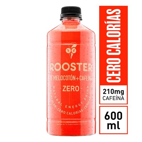Bebida Rooster Té Melocoton - 600 ml
