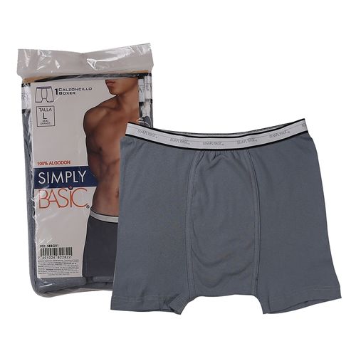 Boxer Simply Basic Caballero Gris T S