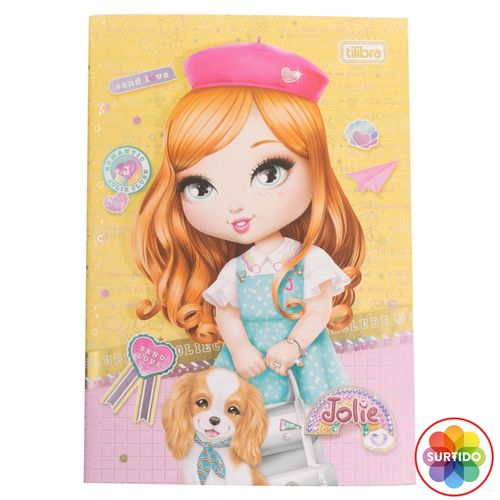 Cuaderno Tilibra Tapa Dura Cosido Top Jolie 1/2 80 Hojas