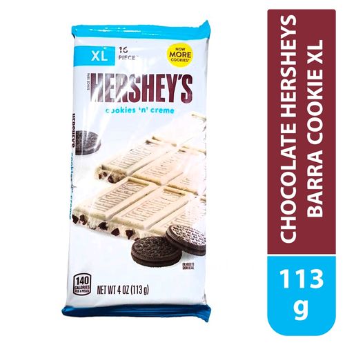 Chocolate Hershey's xl cookies & creme - 113 g