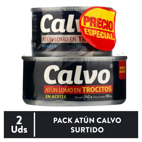Atún Calvo trocitos en aceite - 142 g