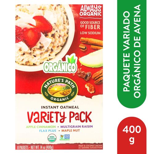 Avena Natures Path varity pack 8 Uds - 400 g