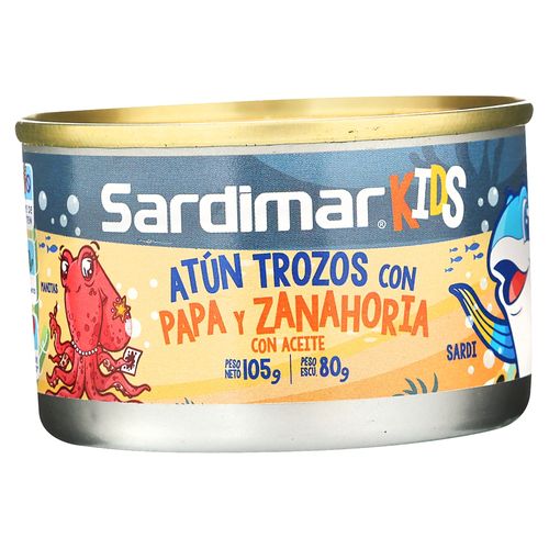 Sdm Atun Papa Y Zanahoria Kids 105 Gr