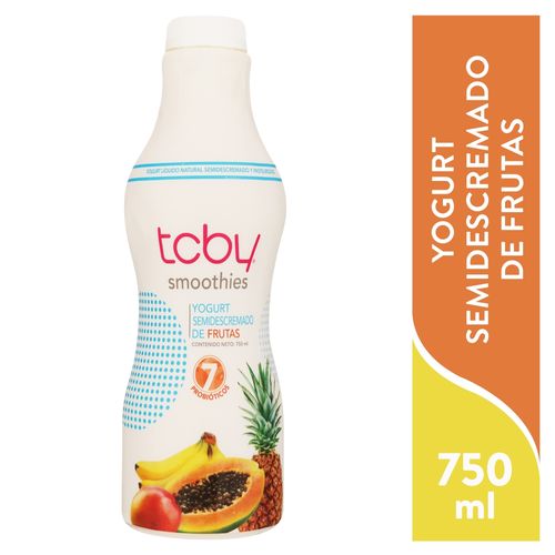 Yogurt Smoothie Frutas Tcby 750 Ml