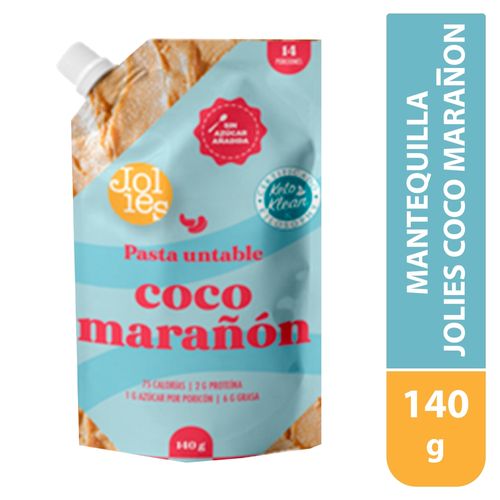 Mantequilla Jolies Coco Marañón - 140 g