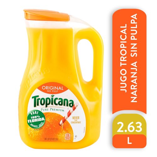 Jugo Tropicana Naranja Sin Pulpa  - 2630ml