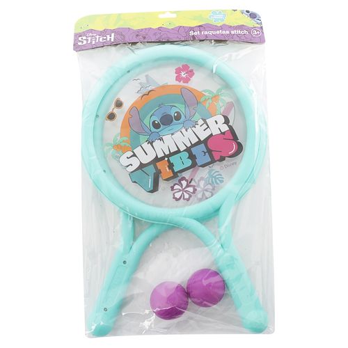 Juego de raquetas Disney stitch
