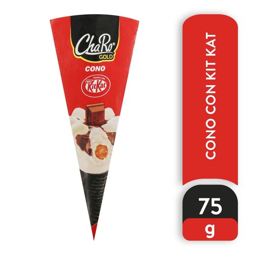 Cono de helado ChaRo con Kit Kat - 75 g
