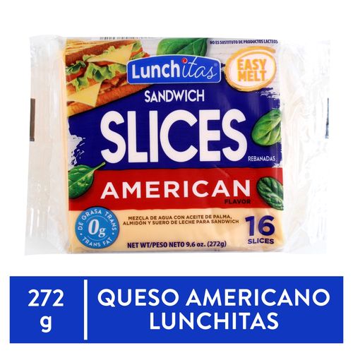 Queso Lunchita amarillo - 272 g