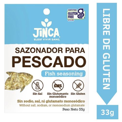 Sazonador Jinca sin sal para mariscos - 33 g
