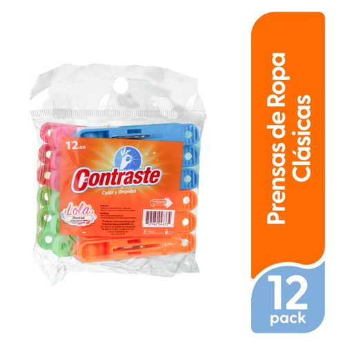 Prensas El Contraste Clásicas Para Ropa - 12 uds