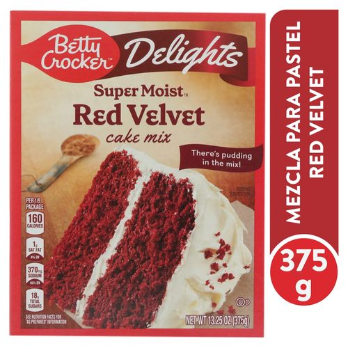 Mezcla Para Pastel Betty Crocker Red Velvet - 375 g