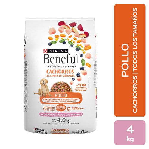 Alimento para cachorro Beneful sabor pollo - 4 kg