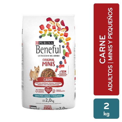 Alimento para perro adulto Beneful Minis sabor carne - 2 kg