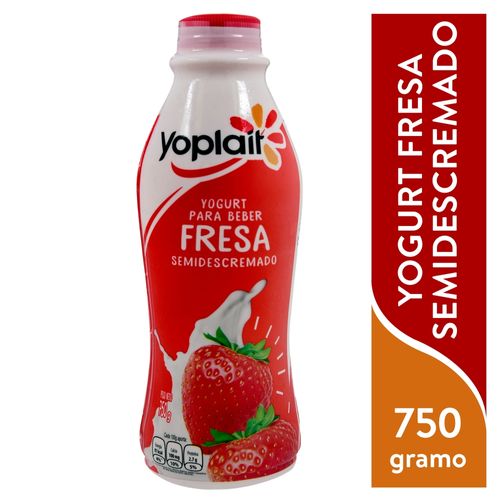 Yogurt Yoplait Semidescremado De Fresa - 750 g
