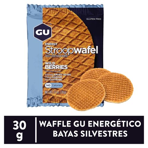 Waffle Gu Energético Bayas Silvestres - 32 g