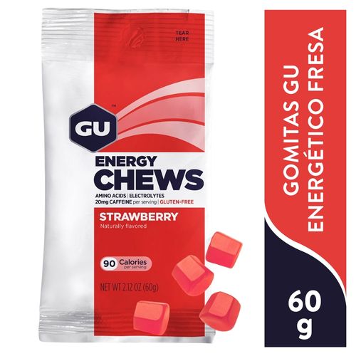 Gomitas Gu Energéticas Fresa - 60 g