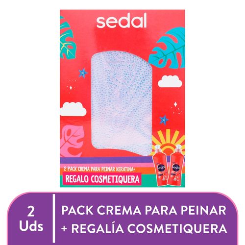 Cremas Peinar Sedal, Keratina incluye cosmetiquera