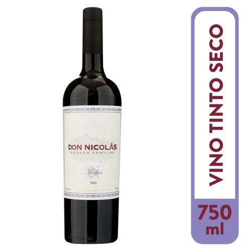 Don Nicolas Malbec 750 Ml 13 Alc