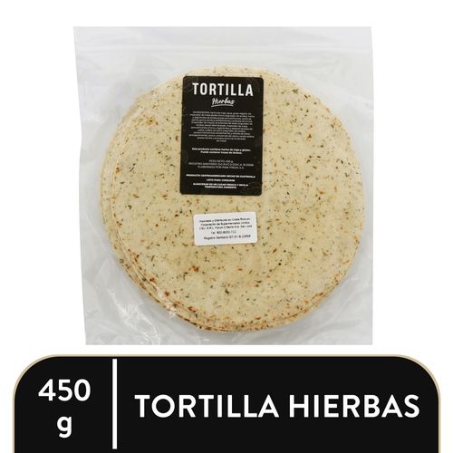 Tortilla De Hierbas 450 Grs