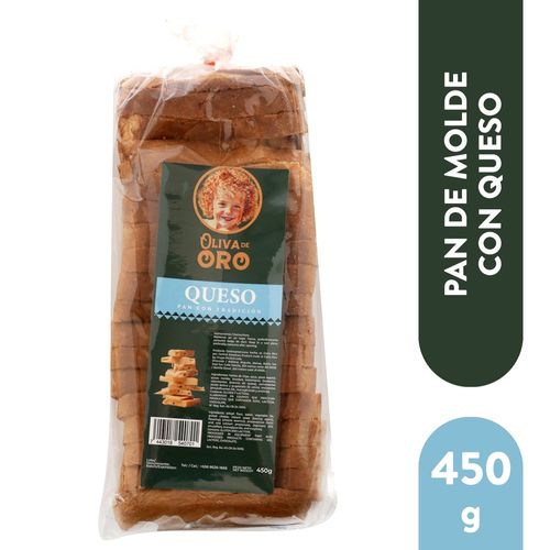 Pan Oliva de Oro queso - 450 g