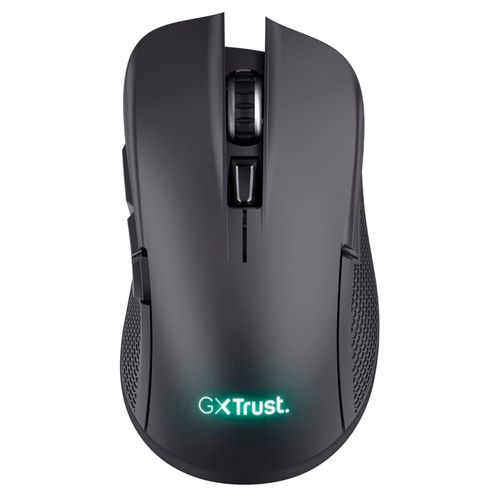 Mouse Trust GXT 931 YBAR Recargable 50 Hrs de Autonomia Color Negro
