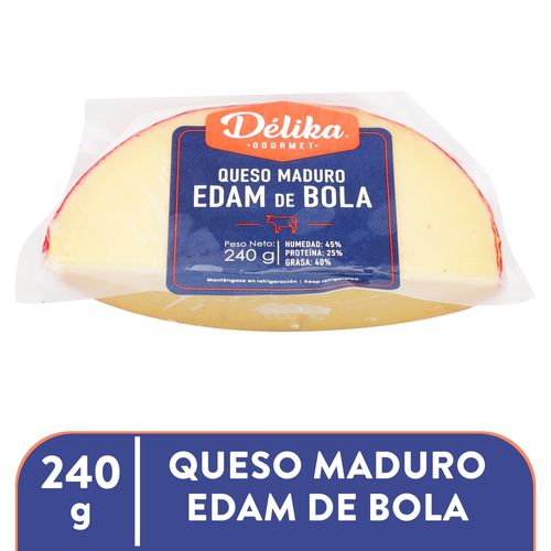Queso Delika maduro de bola - 240 g