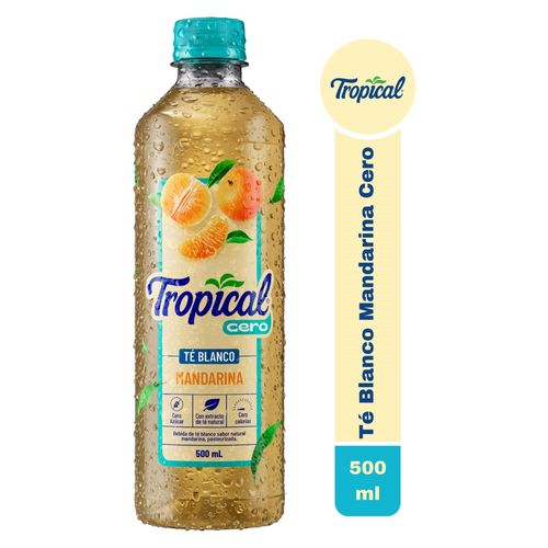 Té Blanco Tropical Mandarina Cero - 500ml
