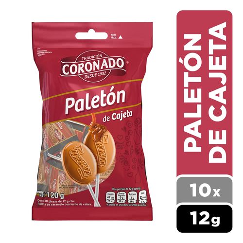 Paleton Cajeta Coronado 10 Piezas - 120 g