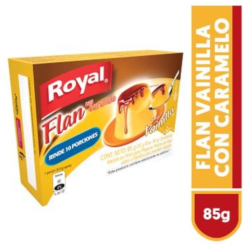 Flan Royal Vainilla Con Caramelo - 85g