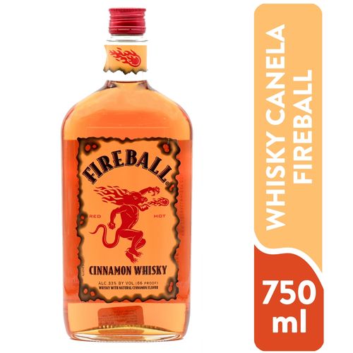 Whisky Fireball sabor canela -750 ml