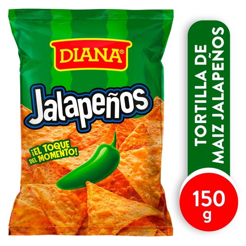 Tortilla de maíz Diana con jalapeños picante - 150 g
