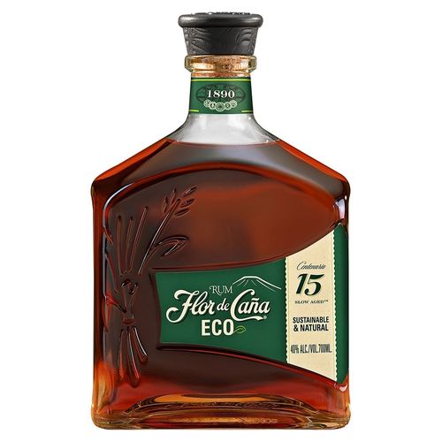 Ron Flor De Caña Eco 15 Años - 750 ml