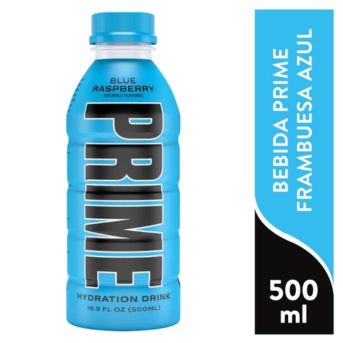 Bebida Prime frambuesa azul -500 ml