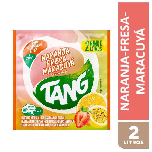 Bebida en Polvo Tang de Naranja Fresa y Maracuya - 13 g
