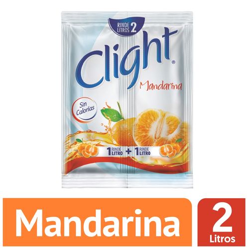 Bebida En Polvo Clight Sin Calorías Sabor Mandarina Sobre - 14g