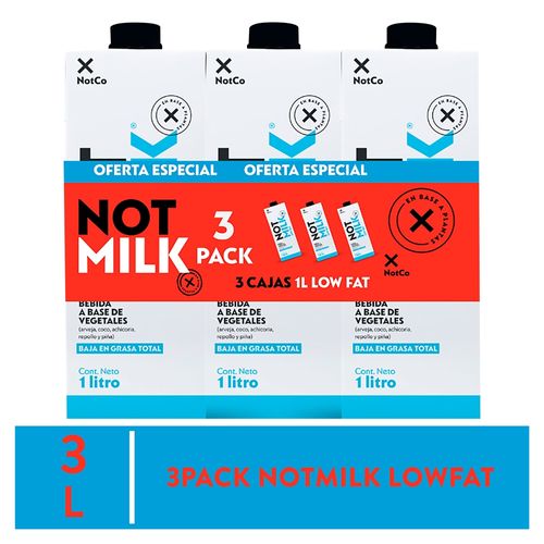 3pack Notmilk Lowfat 3 Lt Ea