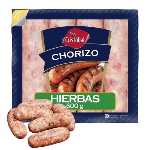 Chorizo precocido Don Cristóbal sabor hierbas - 600 g