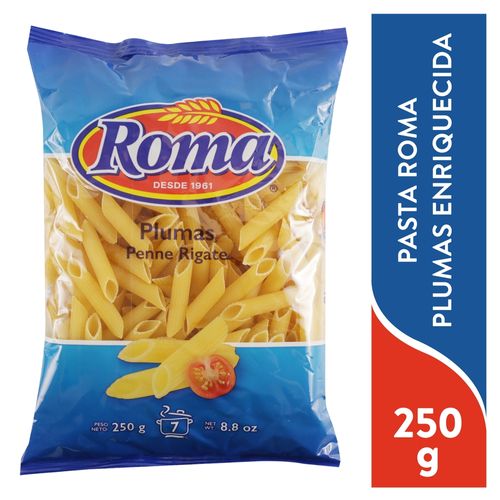 Pasta Roma plumas enriquecida - 250 g