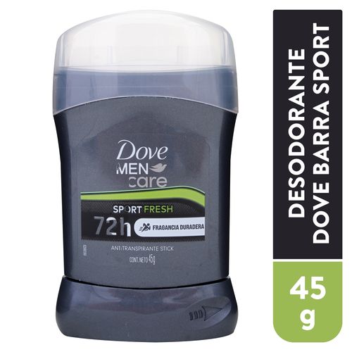 Desodorante Dove Men+Care Sports Active- Fresh Barra - 45g