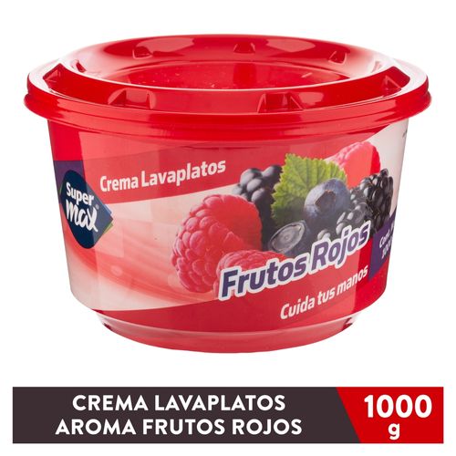 Lavaplatos Supermax Frutos Rojos - 1000 g