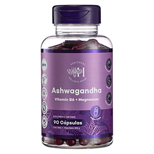 Ashwaganda Healthical B6 Magnsio 90u