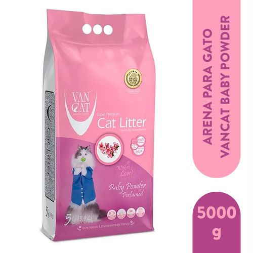 Arena Gato Vancat Baby Powder 5000gr