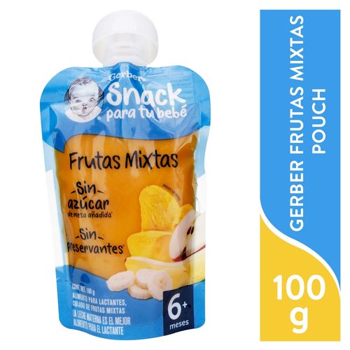 Gerber Frutas Mixtas Pouch 100gr