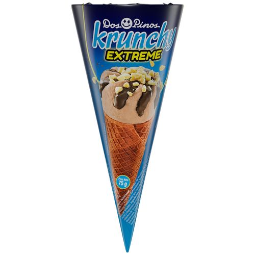 Helado Cono Krunchy Extreme Dos Pinos 75 G