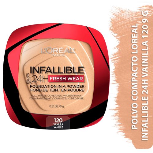 Polvo Compacto Loreal Infallible 24 horas Vainilla 120 - 9 g